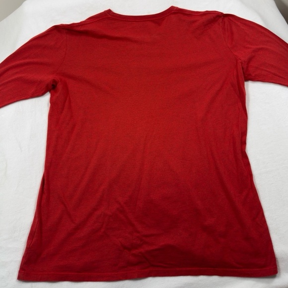 Golden Aesthetics GLDN Graphic Long Sleeve Shirt - Red - Size 2XL - Picture 5 of 7